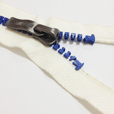 【5#樹脂彩齒雙開口拉鏈 花式金屬拉頭】價格,廠家,圖片,拉鏈,上海星利拉鏈-